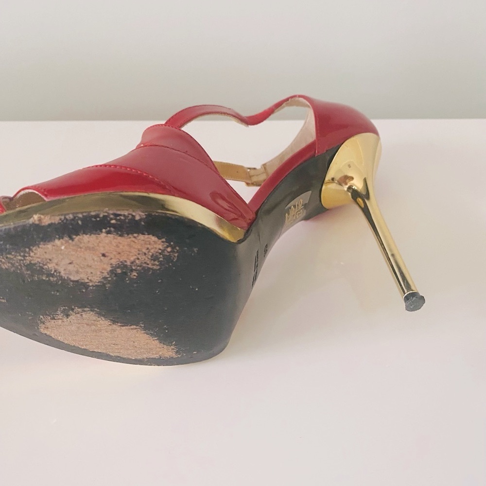 Purchased from Dolce Firma Italian leather stilettos - Picture 7 of 9